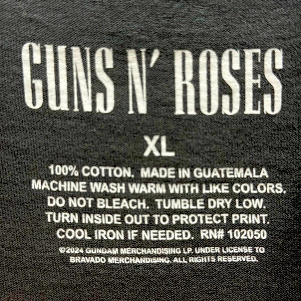 Guns N' Roses 1988 Tour Double-Sided Graphic T-Shirt - Size Extra Large XL - NWT - Picture 6 of 6